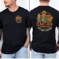 thumbnail image 1 of Dad Tax Skeleton tShirt Funny Retro Hot Dog Milkshake Tee Making Sure It's Not Poison Cool - As Picture - M, 1 of 2