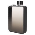 thumbnail image 5 of 300ml Flat Water Bottle A5 Slim Water Bottle for Outdoor Sports Camping Gym Fitness Gradient Black, 5 of 5