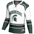 thumbnail image 2 of Men's GameDay Greats #1 White Michigan State Spartans Hockey Jersey, 2 of 4