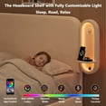 thumbnail image 6 of iPormis Twin Bed Frame with Storage Drawers and Side-Shelf Upholstered Headboard, Velvet Bed Frame with LED Lights, USB Port and Type-C Port,Beige, 6 of 7