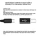 thumbnail image 5 of Soidarity Herramienta de conexión de adaptador USB tipo c, equipo de adaptación multipropósito, convertidor rápido de a macho, Accesorios para instrumentos musicales Cabeza en codo/Gris, 5 of 6