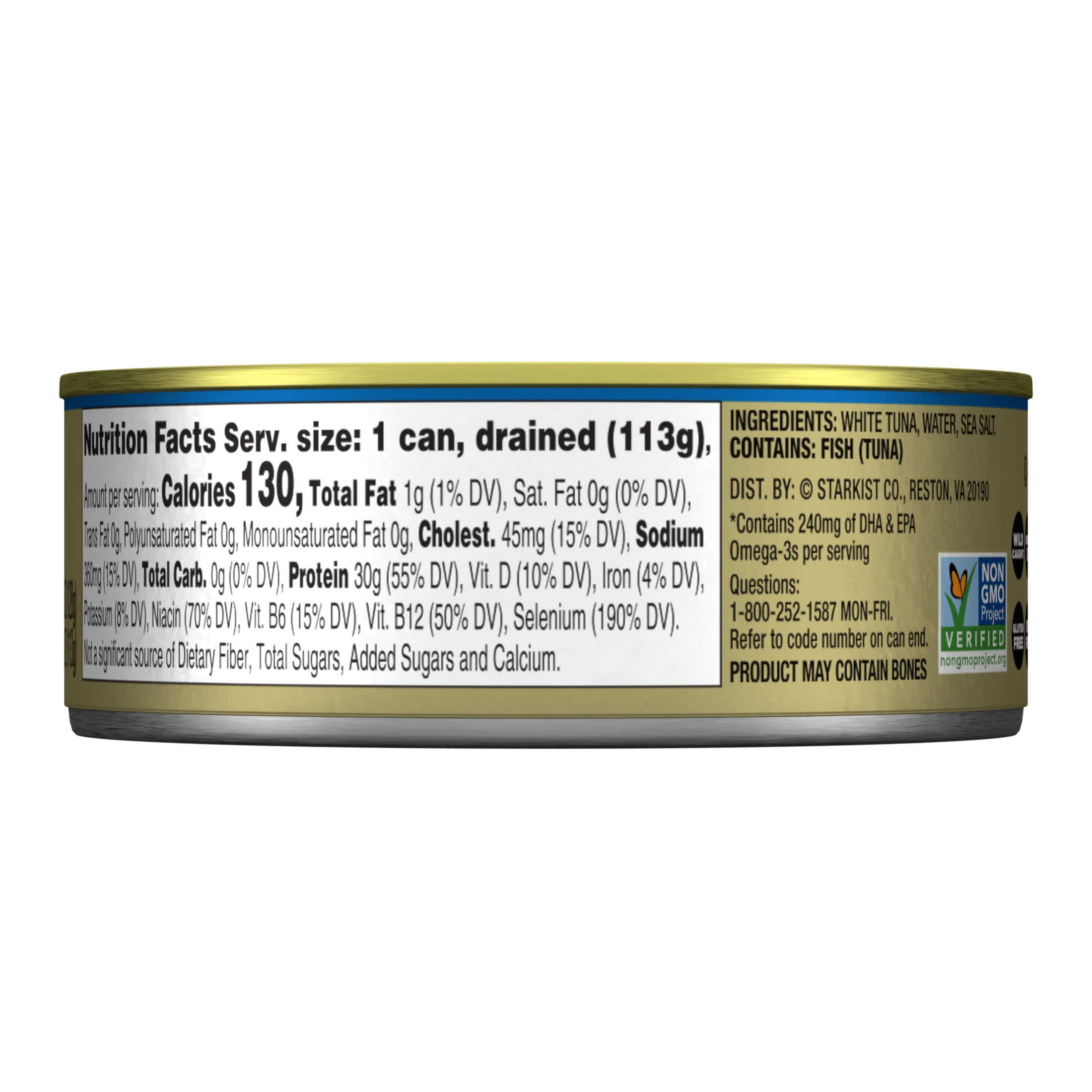 (12 pack) StarKist Selects Solid White Albacore Tuna in Water, 4.5 oz Can