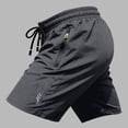 thumbnail image 5 of LWavelet Workout Shorts Men Relaxed Fit Drawstring Running Shorts Breathable Quick Dry Beach Gym Shorts with Pockets, 5 of 7