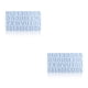 thumbnail image 4 of Bewildely Moldes para pendientes de resina de silicona, moldes reutilizables antiadherentes para moldear epoxi, decoraciones para llavero, molde de Tipo 2 2piezas Bewildely CBP182787, 4 of 5