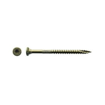 Big Timber 5015769 No.9 x 2.5 in. Star Wood Screws, Bronze - 5 lbs - Pack of 465