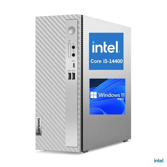 New Lenovo 2024 IdeaCentre 3i Desktop, Intel Core i5 14400, 32GB RAM, 1TB SSD, Intel UHD Graphics, VGA ,HDMI ,Wi-Fi 6 ,Bluetooth 5.1 ,Wired Mouse and Keyboard,Windows 11 Pro