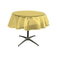 thumbnail image 1 of LA Linen TCOrgz51R-DarkYellowO47 Nappe Ronde Miroir Organza&44; Jaune Foncé - 51 Po, 1 of 1