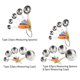 thumbnail image 5 of Juego de 10 tazas y cucharas medidoras yeacher acero inoxidable, 5 of 8