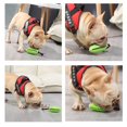 thumbnail image 5 of Juguete para perros dispensador de golosinas, juguete para limpiar los dientes de los perros, juguetes interactivos de persecución, juguete de rompecabezas de golosinas para perros de caucho, 5 of 5