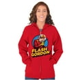 thumbnail image 3 of Flash Gordon Vintage Space Comic Hero Zip Up Hoodie Men's Women's Brisco Brands M, 3 of 6