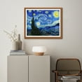 thumbnail image 4 of The Starry Night Canvas Prints of Vincent Van Gogh Famous Oil Paintings Reproduction, Framed Nature Wall Art Canvas Poster, 8" X 10", 4 of 7