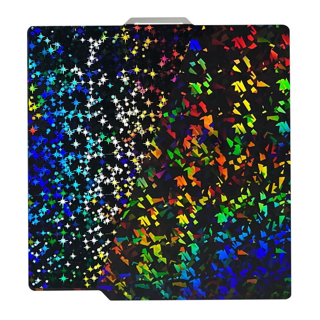 Plato de construcción IdeaFormer 3D con confeti arcoíris PEF+Galaxy PEY para Bambu Lab X1 X1C X1E P1P P1S A1