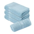 thumbnail image 2 of Melissa Linen, Washcloths, Super Absorbent and Ultra Durable Weave Towel, 4 Pack, Ocean Blue, 2 of 9