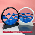 thumbnail image 4 of Adornos creativos de pintura de arenas movedizas en 3D, artesanías de colinas pequeñas, regalo de descompresión para el hogar, redondo, 4 of 6