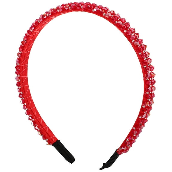 LOLIPPYY Glittery Crystal Headbands Hair Accessories for Girls Prom Party 1 Set Eye-Catching Design