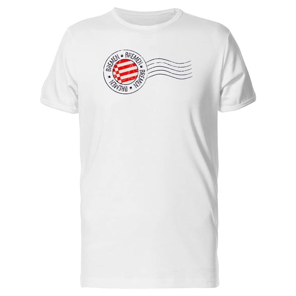 Bremen Grunge Postal Flag Tee Men's -Image by Shutterstock