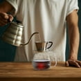 thumbnail image 2 of landege 1pc Household Espresso Maker Pot Manual Coffee Container Scale Coffee Pot, 2 of 11