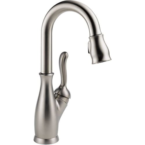 Delta 9678-DST Leland Pull-Down Spray Bar Prep Faucet with Diamond Seal Technology, Touch... by Delta