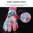 thumbnail image 5 of Ski Gloves Warmest Waterproof Breathable Snow Winter Gloves for Mens Women Ladies Kids Skiing for Parent Child Outdoor, 5 of 7
