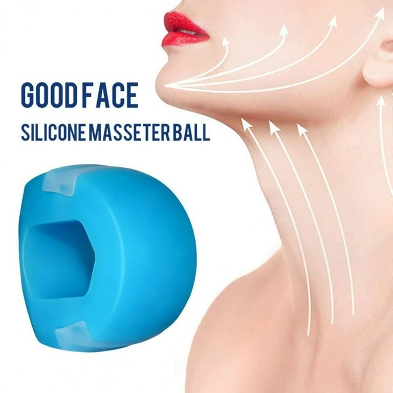 Fitness Jawline Exercise Stress Ball Face Jaw Exerciser Trainer Muscle Simulator for Cheekbones Trainer Jawliner Jaw Liner Walmart