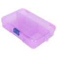 thumbnail image 3 of Caja Organizadora BuyWeek Rejilla Plástico Transparente Morado 5 Compartimentos, 3 of 14