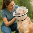 thumbnail image 5 of Pet Face Guard Pet Mesh Foraging Head Cover Breathable Daisy Print Dog Cat Neck Collar with Adjustable Zipper Outdoor Walking Pet Protective Muzzle Cone Prevent Random Eating, 5 of 5