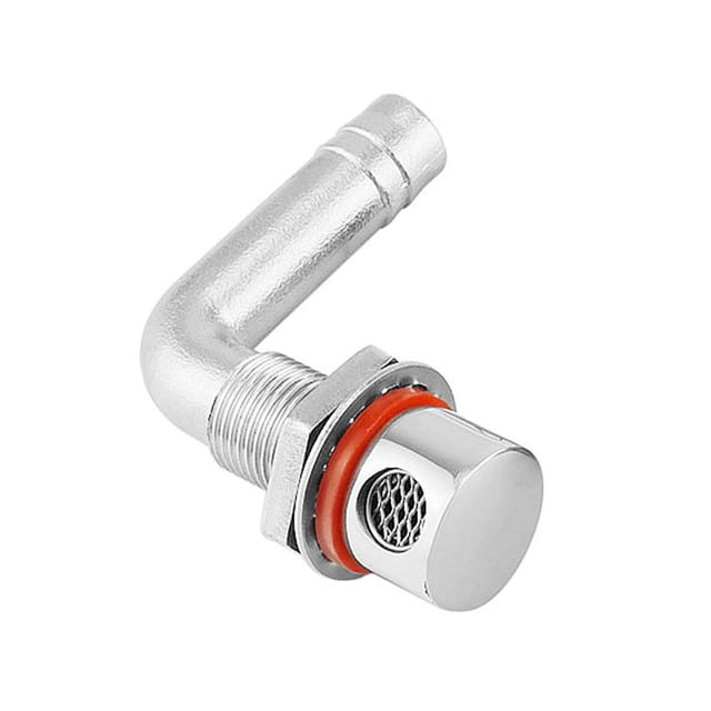Eigraketly Rejilla de ventilación de tanque de combustible de barco de acero inoxidable, rejillas de ventilación brillantes pulidas, barcos de pesca, Accesorios para herramientas neumáticas Doblado Eigraketly TO001086-02