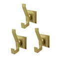 thumbnail image 3 of Kingston Brass  Monarch 3-Piece Bathroom Robe Hook/Towel Hook Polished Nickel Polished, 3 of 5