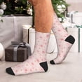thumbnail image 7 of Rocae Chrysanthemum for Adult Socks Casual Athletic Stretchy Loose Socks for Women Men Non-Slip Middle Tube Socks, 7 of 7
