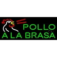 thumbnail image 1 of Pollo Ala Brasa LED Neon Sign 13" Tall x 32" Wide - inches Black Square Cut Acrylic Backing, with Dimmer - Premium built indoor Sign for Club, Home décor, Event, Workshop, Storefront., 1 of 7