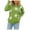 Green, variant on Lilgiuy Women's Sweater Coat Top V-neck Loose Long Sleeve Splicing Coat，Blue,6 Winter Fashion 2022