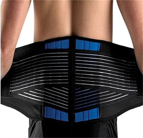 Neoprene Double Pull Posture Support Brace Lumbar Lower Back Support Brace Exercise Belt By