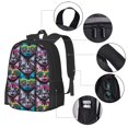 thumbnail image 2 of Balery Happy Kitten Faces Mochila para hombre y mujer - Tela Oxford 600D resistente - Gran capacidad, resistente al agua, ideal para la escuela, viajes y senderismo, 2 of 6