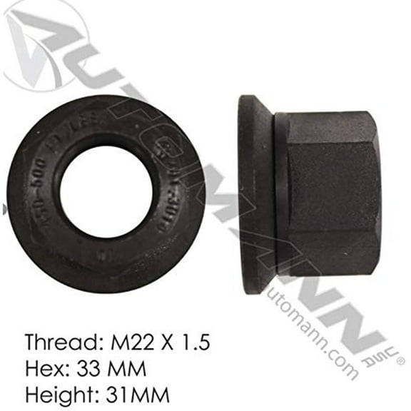 Automann, Usa Nut-M22X1.5 33Mm / 13-3052, E-6000A, 106333 201.3014