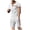 White, variant on VBTAPA Mens Summer Track Suits 2 Piece Waffle Knit Polo Shirt and Shorts Set Color Block Casual Sweatsuits with Pockets Lightning Sales of Today Black XXXL