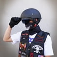 thumbnail image 2 of Casco de Motocicleta VCOROS de Fibra de Carbono Medio Rostro L Negro, 2 of 8