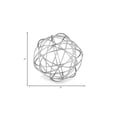 thumbnail image 2 of Modern Day Accents Guita LG Open Wire Sphere Object, Large, Silver, 2 of 2