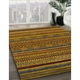 thumbnail image 2 of Ahgly Company Indoor Rectangle Abstract Red Brown Oriental Area Rugs, 7' x 9', 2 of 6