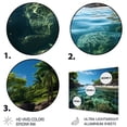 thumbnail image 3 of Designart "Calm Caraibe Retreat" Nautical & Beach Metal Wall Art, 3 of 5