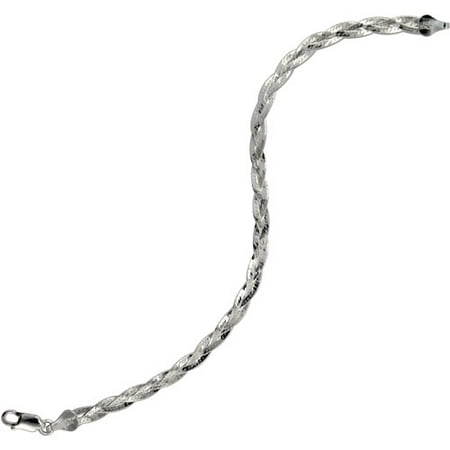 Women's Sterling Silver 035 Herringbone Bracelet, 7.5