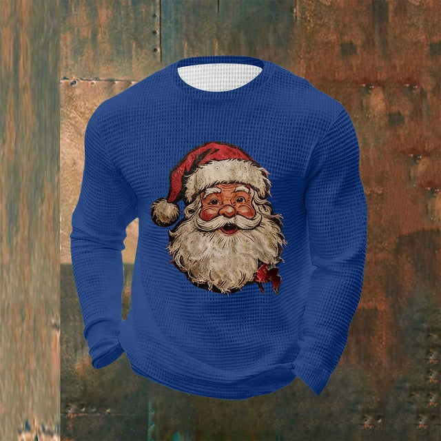 Blusas y camisas de manga larga con cuello redondo para hombre, ropa deportiva para el hogar, pijamas, camisetas casuales holgadas de color liso, blusa deportiva de poliéster para hombre