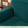 thumbnail image 3 of CHUN YI 1 Piece Stretch Houndstooth Sofa Slipcover Couch Cover (Teal, XL Sofa), 3 of 5