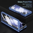 thumbnail image 5 of ELEHOLD for Samsung Z Fold 6 Case, Rugged Slim S Pen & Pen Holder Invisible Kickstand Hinge Protection Anti-Scratch Shockproof Protective Case with Screen Protector for Samsung Z Fold 6,Blue, 5 of 7