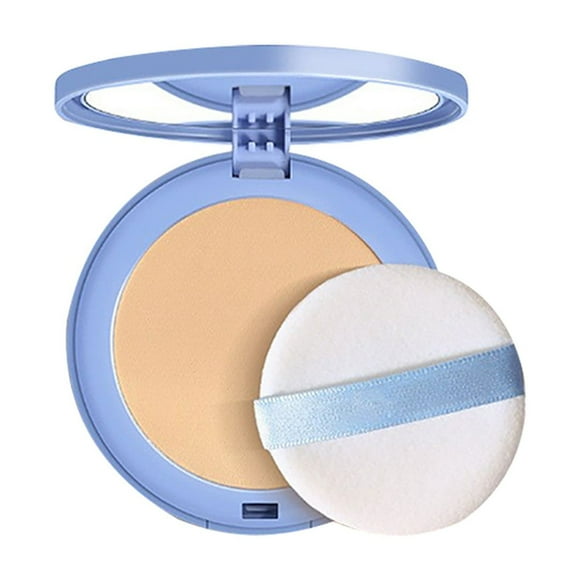 SIfdSeng Face Powder Sets Makeup Controls Shine Smooth Fine Lines for Lightweight Finish Long Lasting Compact Setting Powder Biomimic Foundation