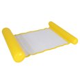 thumbnail image 1 of Colchones inflables plegables flotantes para piscina con hamaca de agua (amarillo) Ehuebsd Para Estrenar, 1 of 3