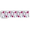 thumbnail image 3 of Ambesonne Romantic Vibes Fabric by the Yard Upholstery, Spring Floral Art, 3 Yards, Magenta Pale Ceil Blue, 3 of 5
