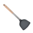 thumbnail image 3 of Turner de cocina de acero inoxidable, cómodo mango de madera, utensilio de cocina resistente al calor para voltear y mezclar, 3 of 10