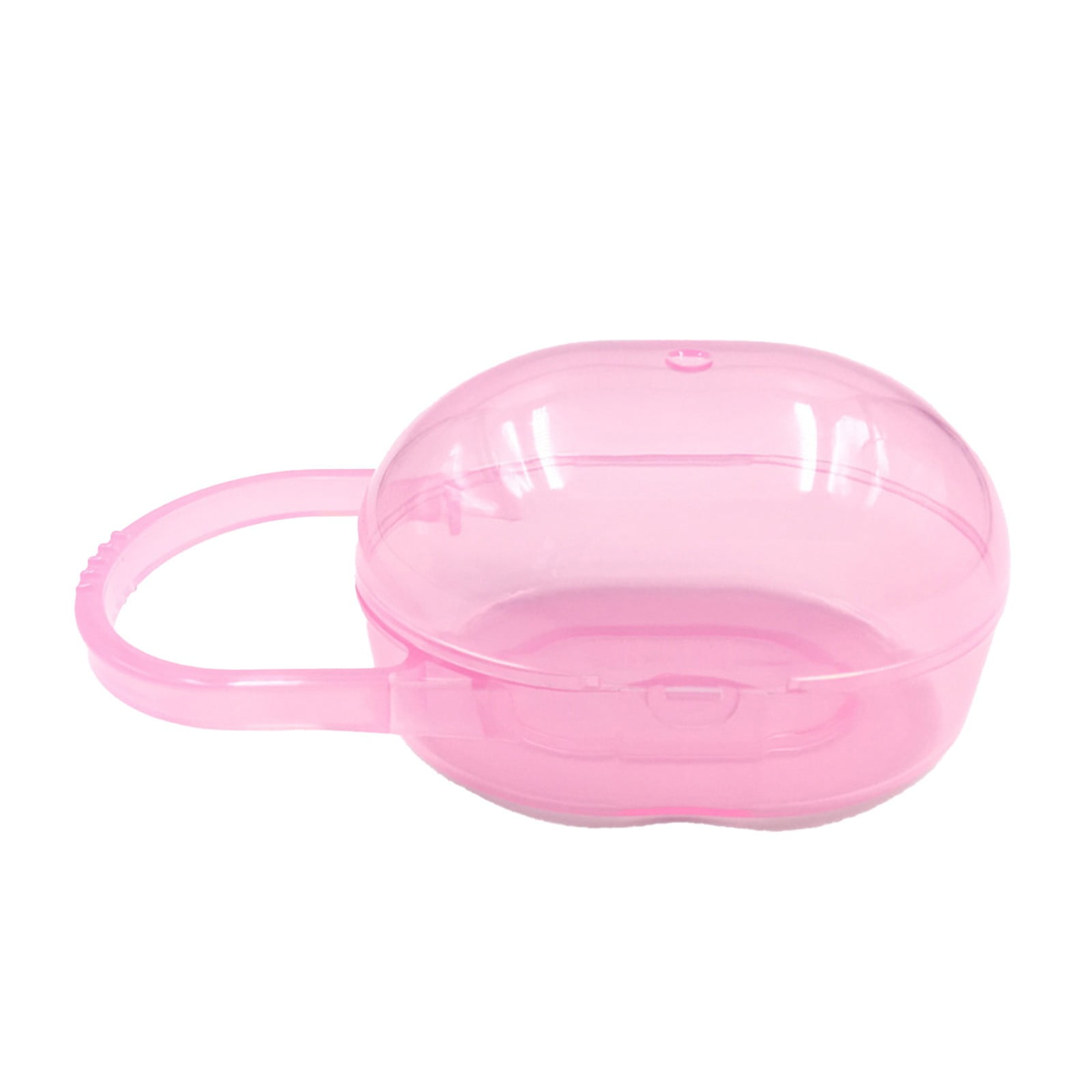 CircuitCraze 4-Pack Pacifier Storage Box, Portable Pacifier Case with Handle for Home and Travel
