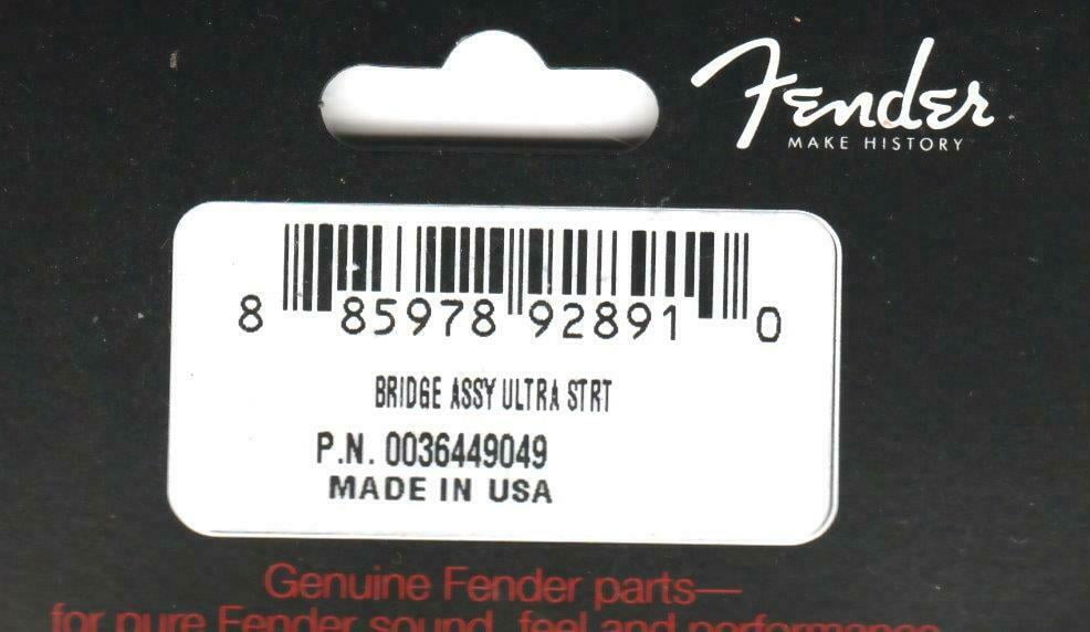 Fender® American Deluxe Strat Bridge-2 1/4" Spacing~Posts & Bushings~Brand New