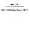 thumbnail image 2 of CMX Front Rear Ceramic Brake Pads Kit for Car 2008-2009 Dodge Caliber SRT-4 KCX-100226, 2 of 9